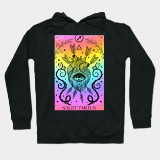 Zodiac sign tarot card Sagittarius Hoodie